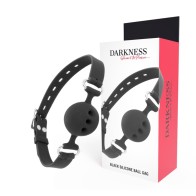 Darkness Breathable Silicone Gag - Naughty Play