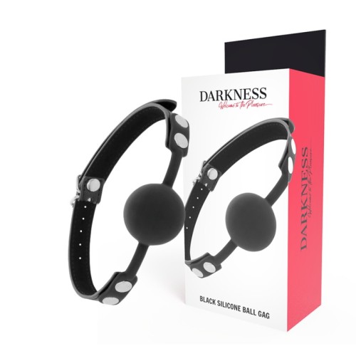 Darkness Silicone Gag Black