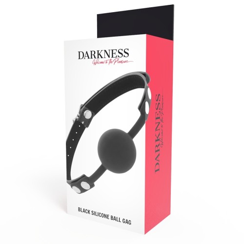 Darkness Silicone Gag Black