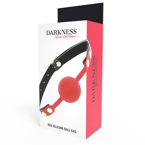 Darkness - Red Silicone Gag