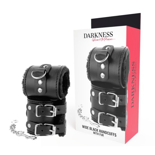 Darkness Adjustable Leather Handcuffs