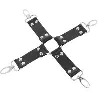 Darkness Leather Hand & Foot Cuffs Black - Buy Now