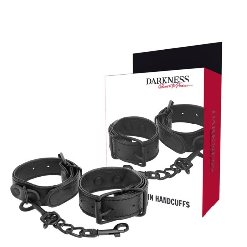 Darkness - Esposas Ancho Fino Texturizadas