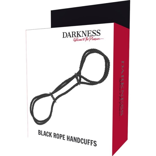 Darkness Cotton Rope Cuffs | Safe Bondage Play