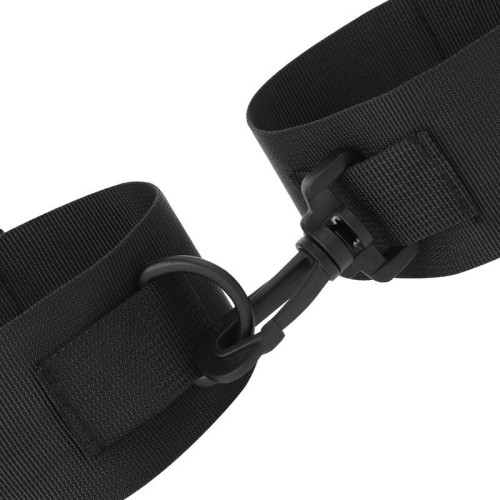 Darkness Comfortable Black Nylon Ankle Cuffs for BDSM