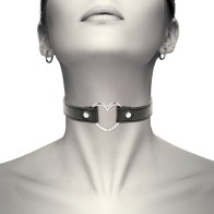 Coquette Chic Desire Collar de Cuero Vegano Corazón - Moda Femenina