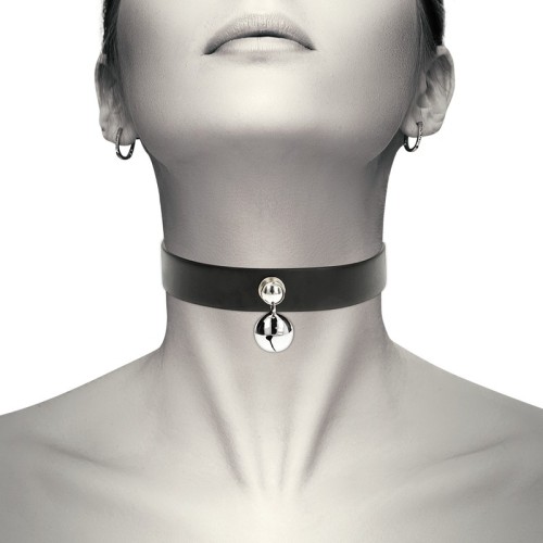 Coquette Chic Desire - Vegan Leather Collar with Bell