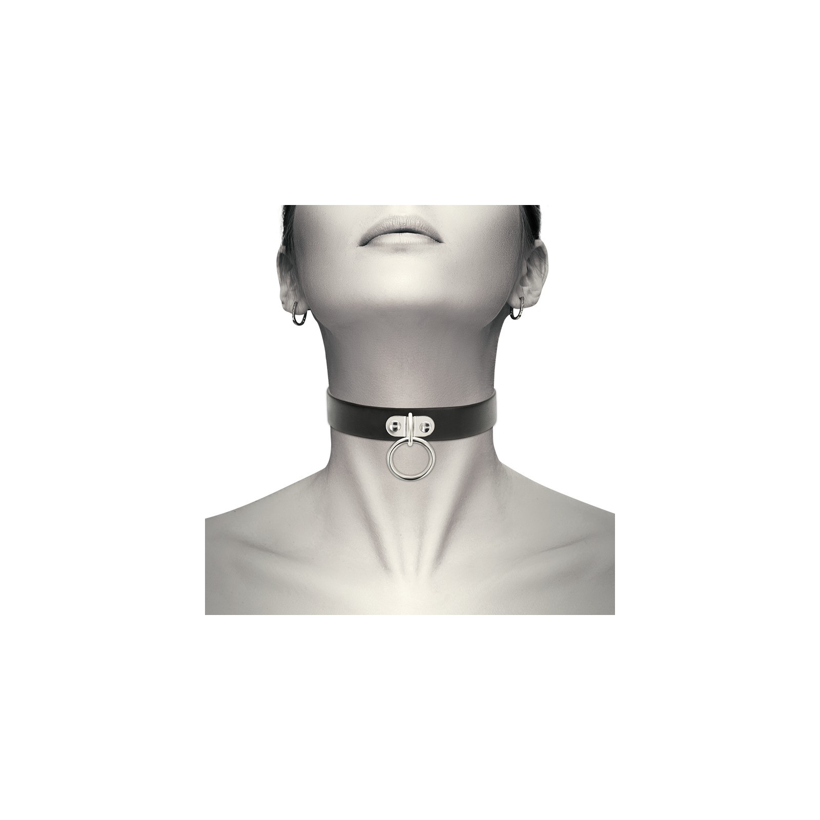 Coquette Chic Desire Vegan Leather Collar - Elegant Accessory