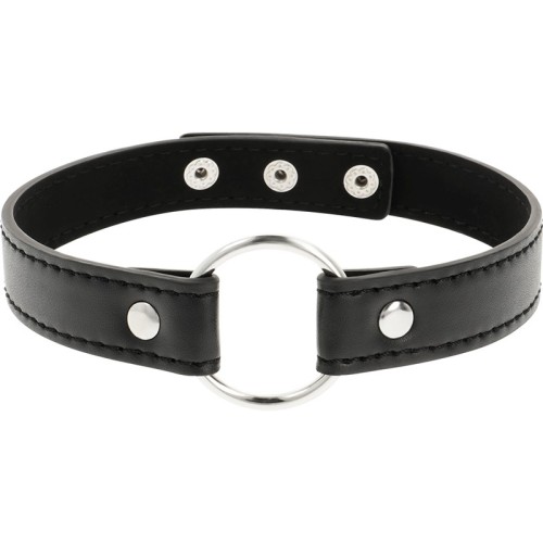 Coquette Chic Desire Vegan Leather Collar - Stylish Accessory