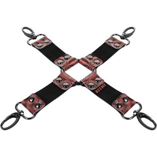 Begme Red Edition Vegan Leather Hog Tie