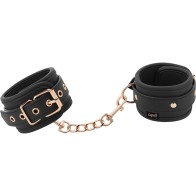 Vegan Leather Handcuffs - Coquette Chic Desire