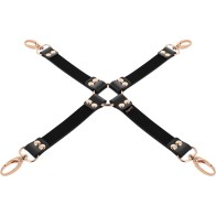 Ataduras Hog Tie de Cuero Vegano Coquette Chic Desire para Bondage