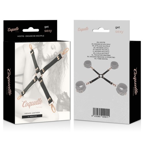 Coquette Chic Desire Vegan Leather Hog Tie for Bondage