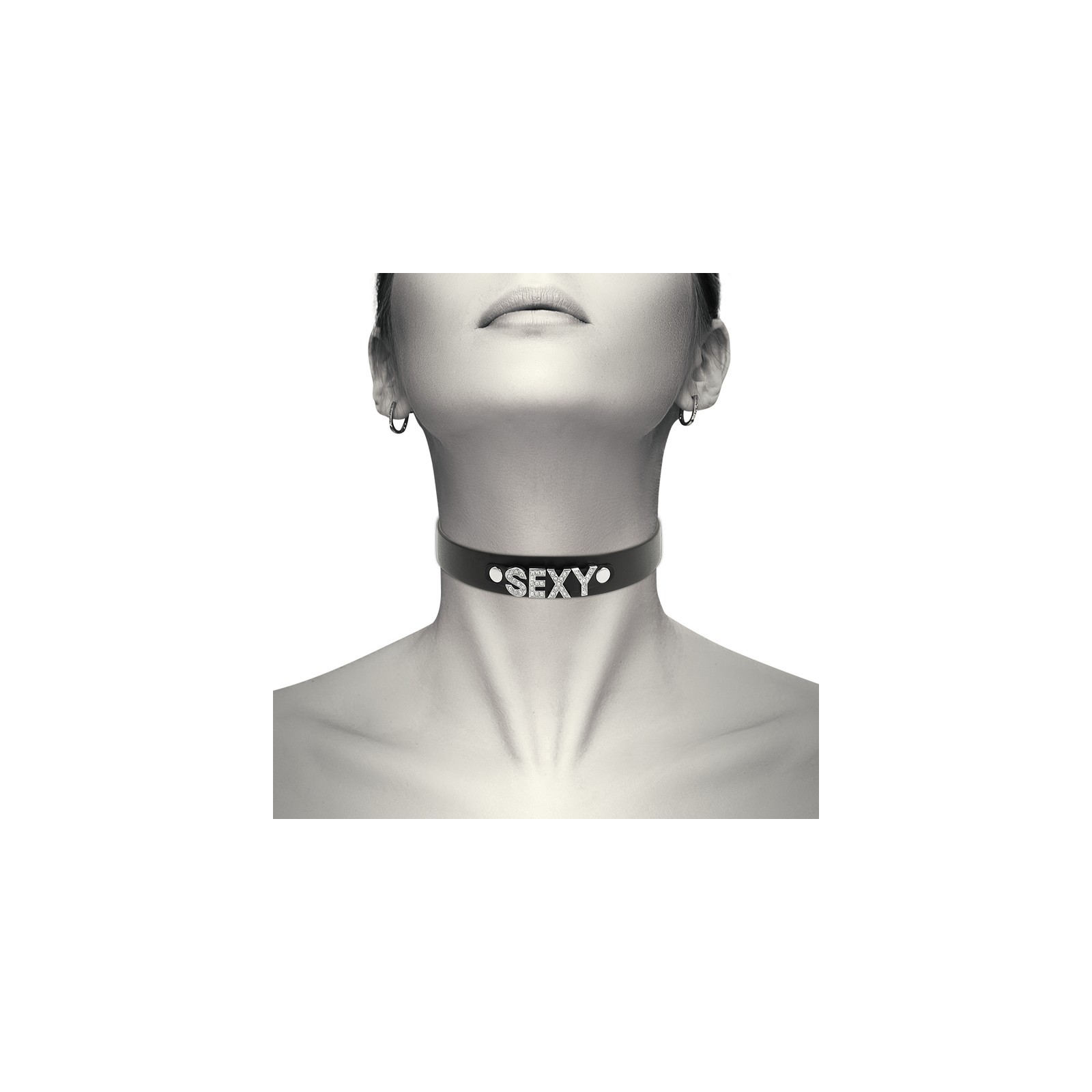 Coquette Chic Desire Choker Cuero Vegano - Accesorio Atrevido