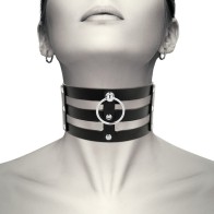 Coquette Chic Vegan Leather Choker for Fetish Style