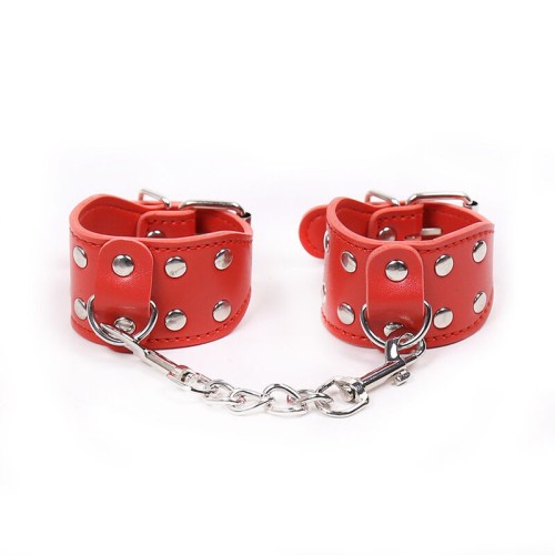 Adjustable Metal Chain Handcuffs for BDSM Fun