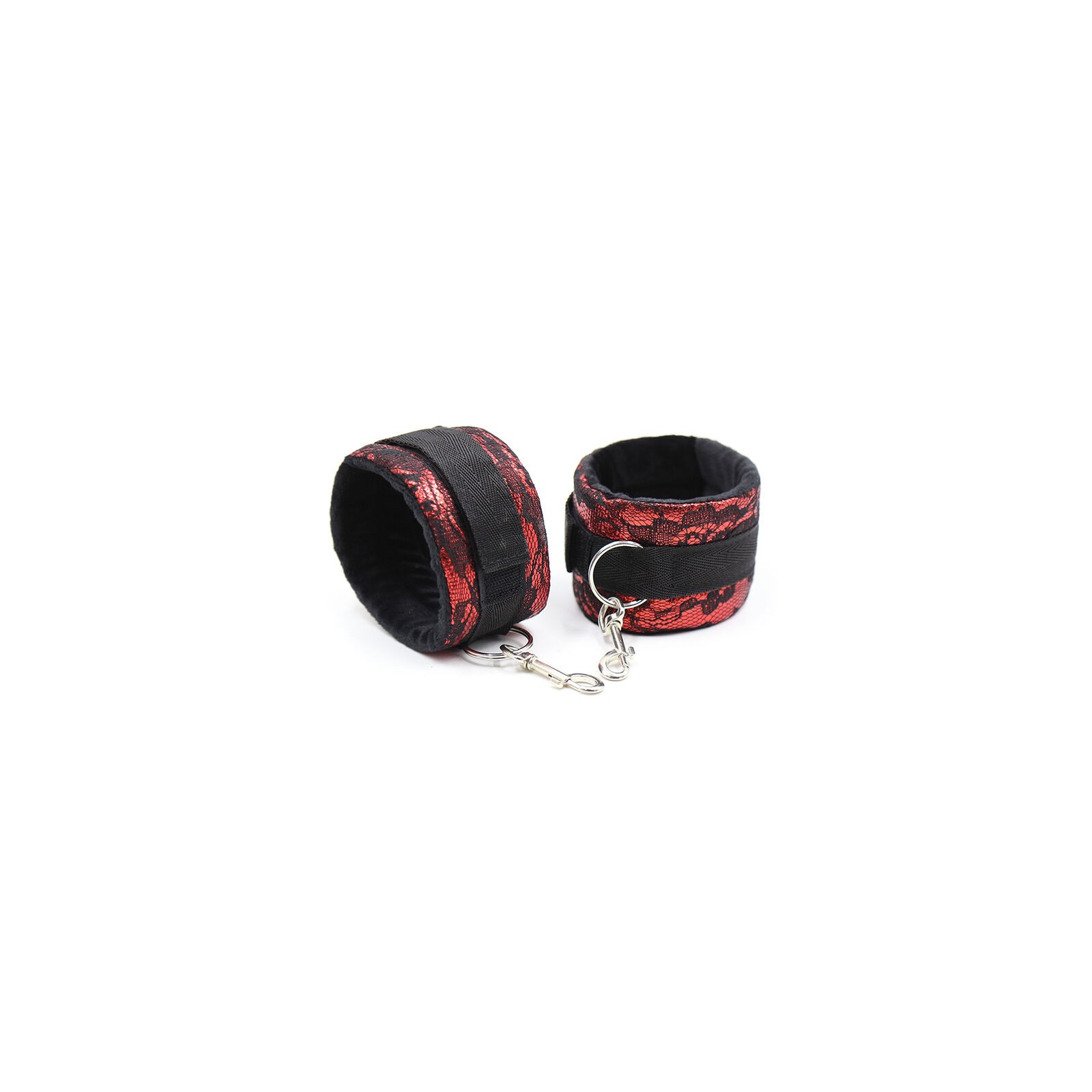 Ohmama Velvet Handcuffs with Adjustable Strap