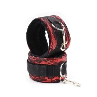 Ohmama Velvet Handcuffs with Adjustable Strap