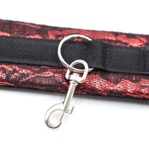 Ohmama Velvet Handcuffs with Adjustable Strap