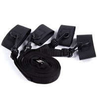 Nylon Bed Restraint Set - BDSM Quality