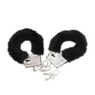 Metal Handcuffs with Black Fur Lining