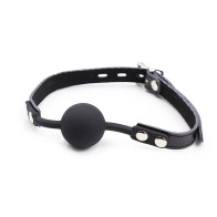 Silicone Gag with Leather Strap Buy Online