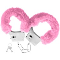 Pink Padded Metal Handcuffs