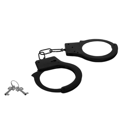 Intense Metal Fetish Handcuffs for Adult Play