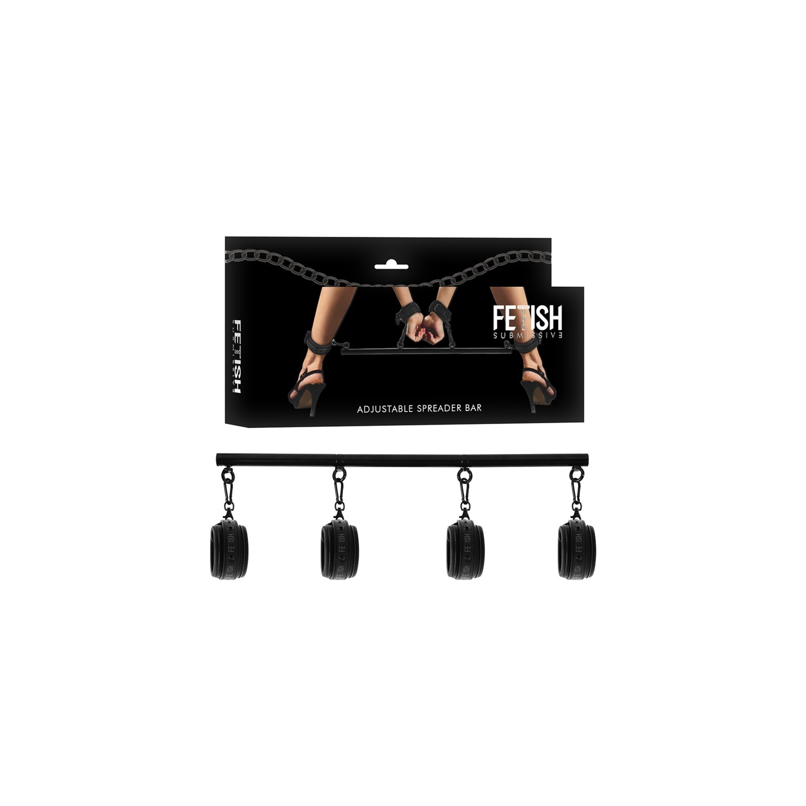 Adjustable Separator Bar 4 Pieces - Versatile BDSM Play