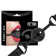 Fetish Submissive Breathable Silicone Ball Gag