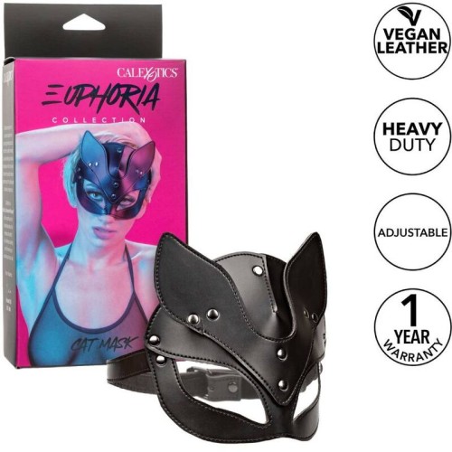 Euphoria Máscara de Gato para Juegos de Rol Seductores