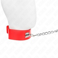 Kink Adjustable Collar with Leash for BDSM Experiences