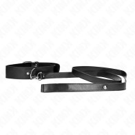 Kink Adjustable Collar with Leash - BDSM Style