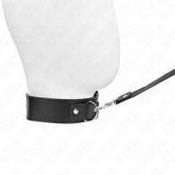 Kink Adjustable Collar with Leash - BDSM Style