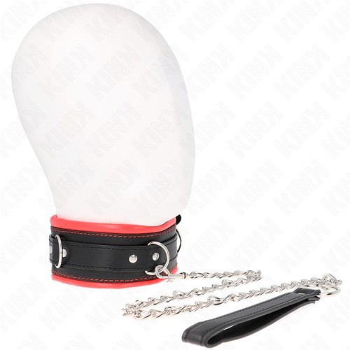 Kink Adjustable Collar with 65cm Leash for BDSM