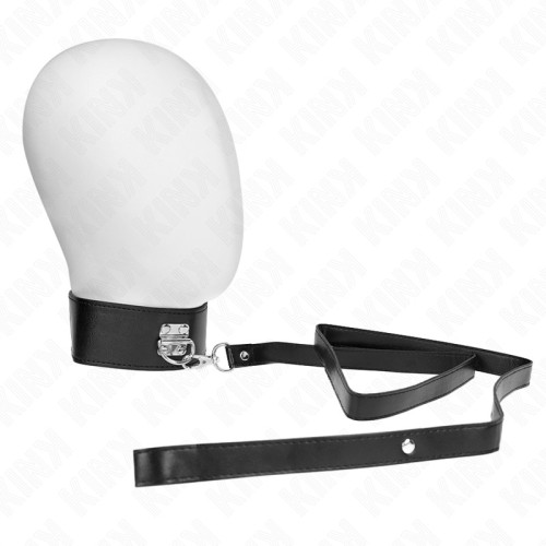 Kink Adjustable Collar with Leash for BDSM Play