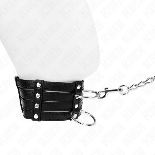 Kink - Collar Con Correa 65 Cm Estilo Sub Ajustable 35-51 Cm X 7 Cm