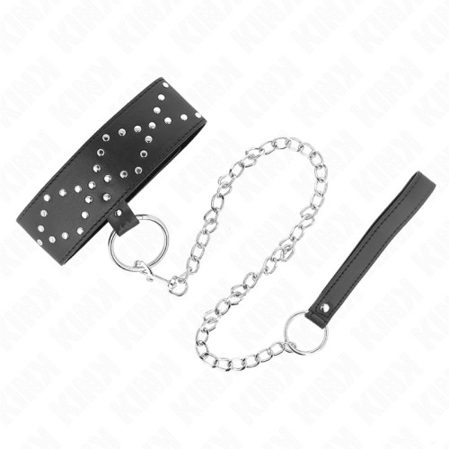 Kink Adjustable Collar with Leash - Domination in Style