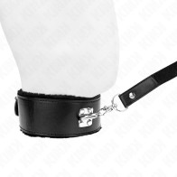 Kink Collar and Leash with Silver Studs Black Adjustable