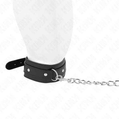 Kink Collar with Leash 65 cm Adjustable Ring