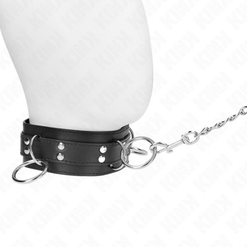 Kink - Collar con Correa Estiloso y Anillos