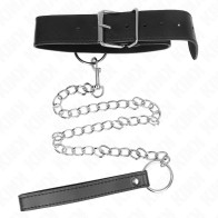 Kink Adjustable Collar with Leash Model 4 for BDSM