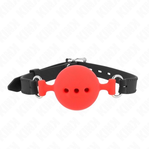 Kink Red Ball Gag - Control and Pleasure