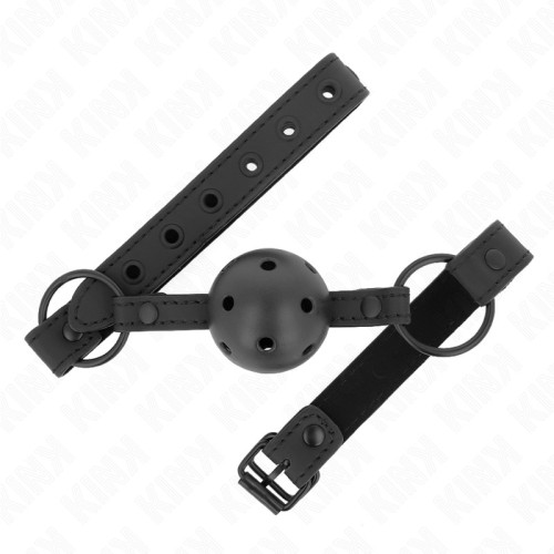 Kink Ball Gag 4.5 cm Neoprene Adjustable