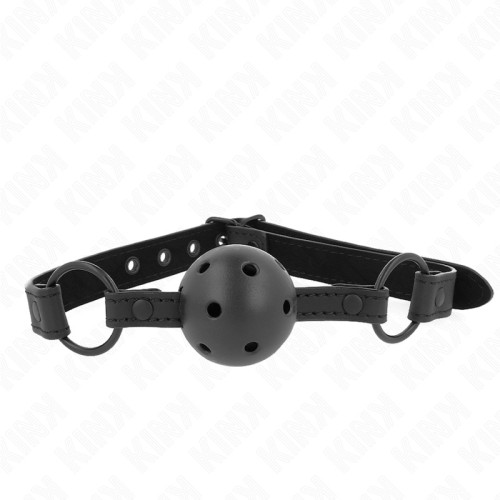 Kink Ball Gag 4.5 cm Neoprene Adjustable