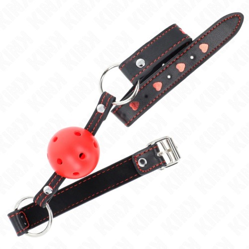 Kink Ball Gag 4.5 cm Red - BDSM Essentials