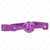 Kink Breathable Ball Gag Purple - BDSM Essential