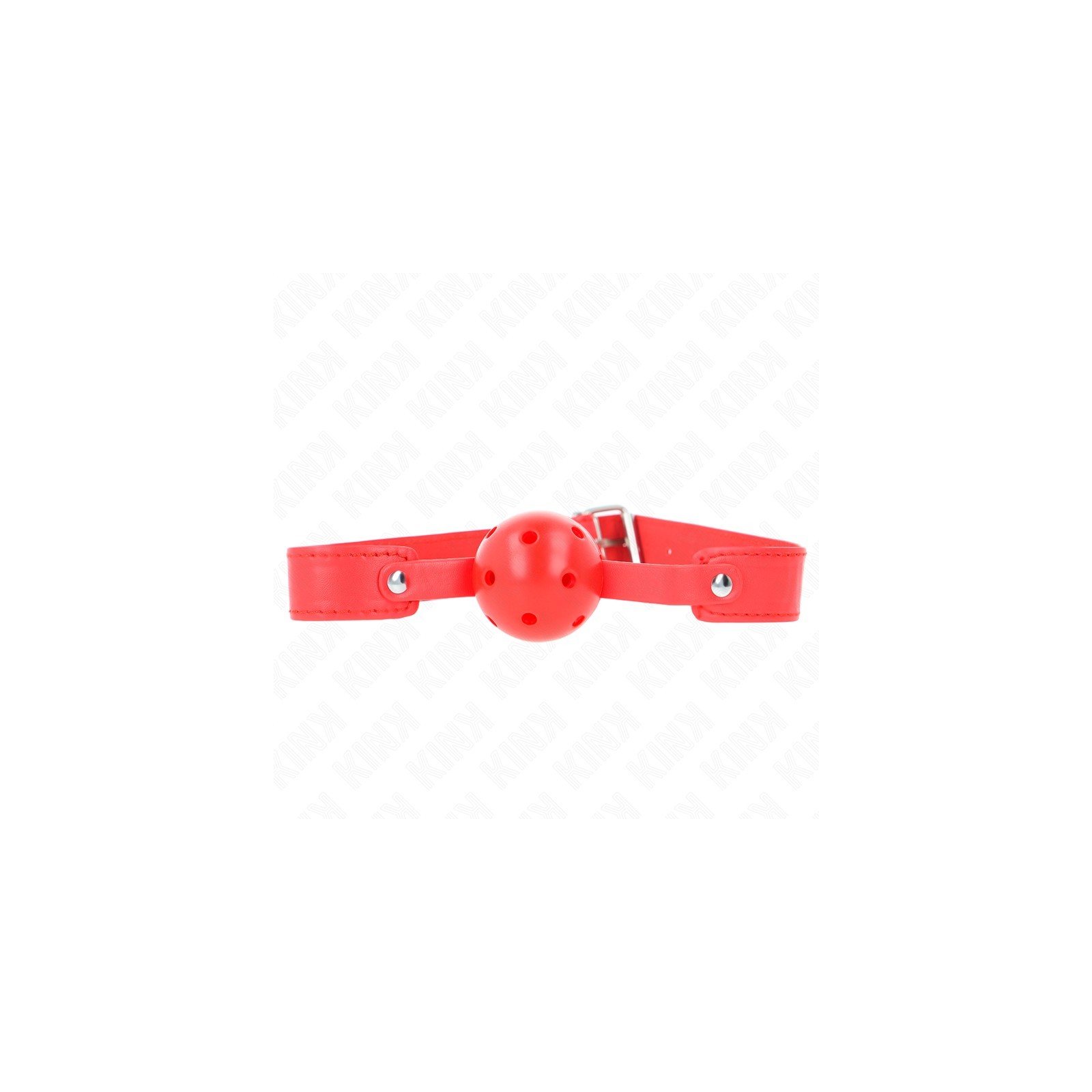 Kink Breathable Red Ball Gag 4.5 cm - BDSM Essential