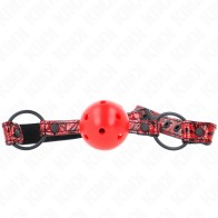 Kink Ball Gag 4.5 cm with Diamond Pattern