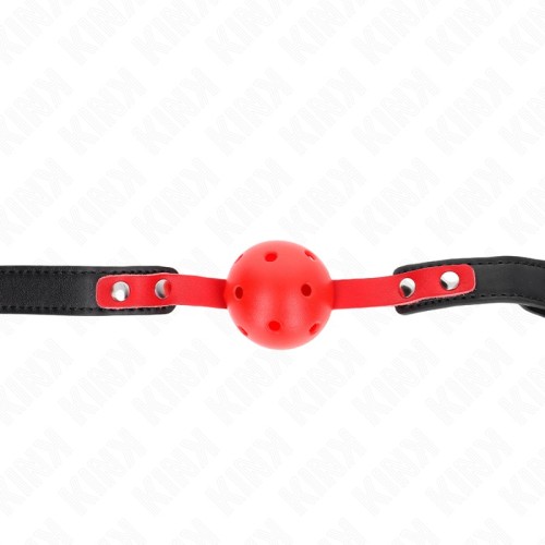 Kink 4 cm Hard Hollow Ball Gag for BDSM Adventures